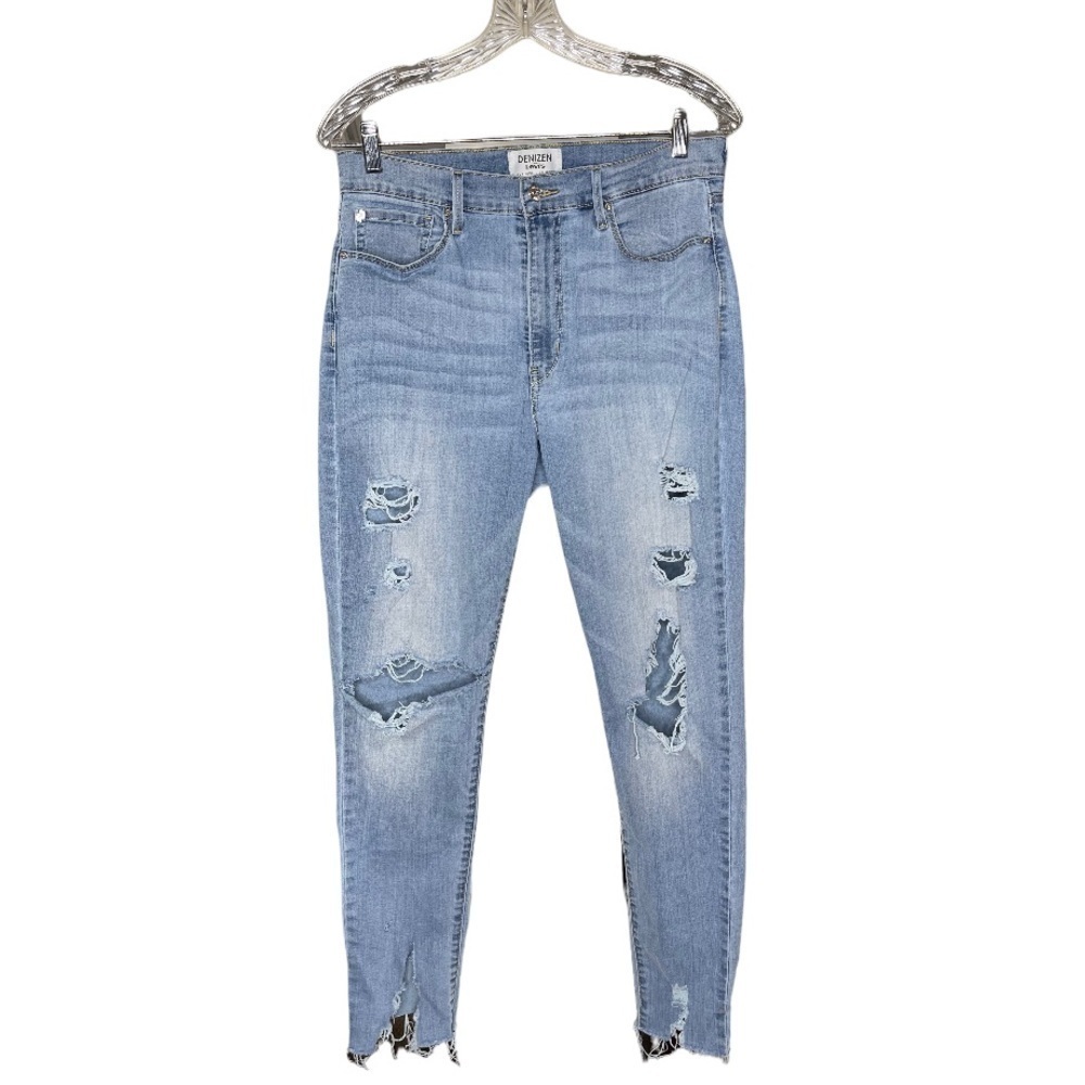 Denizen Levi’s Distressed Curvy High Rise Jeggings 13/31